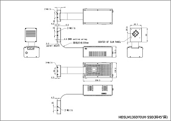 SSP-UV-DMD-136-70-S - пространственные модуляторы света на базе DMD фото 4