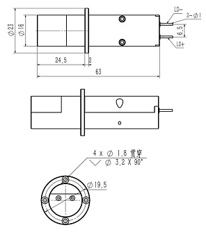 SP-FCLD-1-1550-4 - одиночные диодные излучатели фото 1