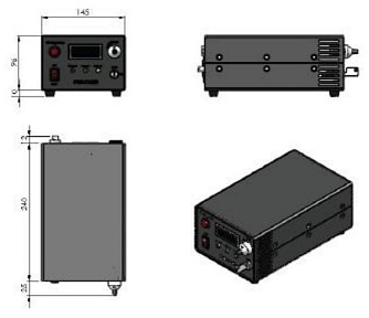 SSP-NSQ-MP-656.5-U - импульсный твердотельный лазер с пассивной модуляцией добротности фото 2