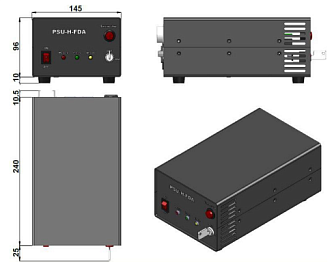 SSP-NSQ-MP-532-N - импульсный твердотельный лазер с пассивной модуляцией добротности фото 3