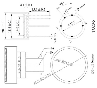 PL-1700-IG -AR10 - InGaAs PIN фотодиоды фото 1