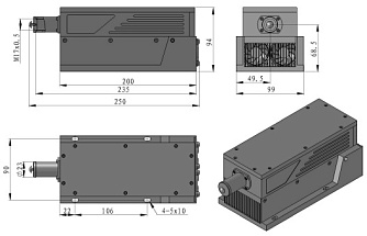 SSP-NSQ-1064-N - импульсный твердотельный лазер с модуляцией добротности фото 1