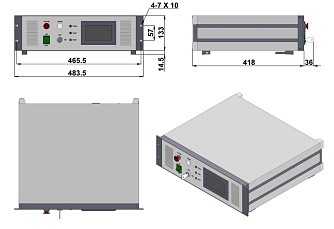 SSP-NSQ-EO-228-XS - импульсный твердотельный лазер с электрооптической модуляцией добротности фото 2
