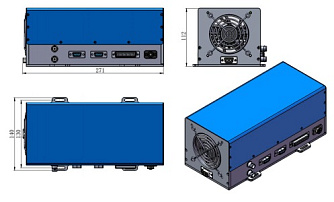 SSP-NSQ-EO-1064-E - импульсный твердотельный лазер с электрооптической модуляцией добротности фото 3