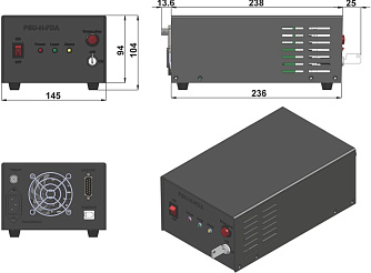 SSP-LN-457-F - твердотельные лазеры с диодной накачкой и низким уровнем шумов фото 2