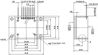 QCL-1365HC - квантово-каскадный лазерный диод с распределенной обратной связью, 7,32 мкм фото 1