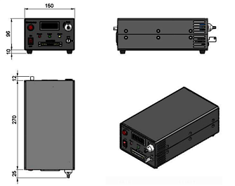 SSP-NSQ-MP-515-N - импульсный твердотельный лазер с пассивной модуляцией добротности фото 2