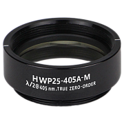HWP25-M - полуволновые пластины нулевого порядка в оправе HWP25-M - полуволновые пластины нулевого порядка в оправе