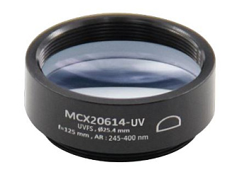 MCX2-UV - плоско-выпуклые линзы с просветляющим покрытием