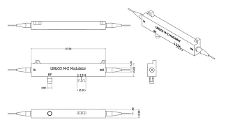 LIM-1310-D - 1310 нм 40 ГГц волоконно-оптические модуляторы интенсивности фото 1