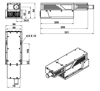 SSP-NSQ-MP-343-N - импульсный твердотельный лазер с пассивной модуляцией добротности фото 1