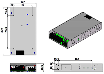 SSP-NSQ-AO-266W - импульсный твердотельный лазер с акустооптической модуляцией добротности фото 2