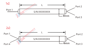 PMFBTC-2050 - PM разветвители 1x2 (2x2) 2050 нм фото 3