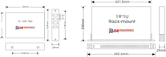 DWDM-20-4-L/R - четырехканальные мультиплексоры/демультиплексоры фото 1