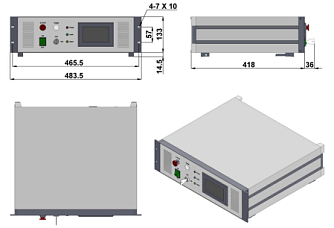 SSP-NSQ-EO-1064-XS - импульсный твердотельный лазер с электрооптической модуляцией добротности фото 2
