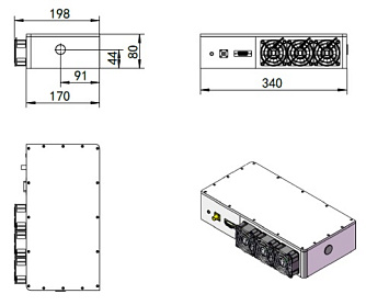 SSP-NSQ-AO-1064-H - импульсный твердотельный лазер с акустооптической модуляцией добротности фото 1