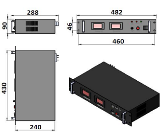 SSP-NSQ-AO-556-Q - импульсный твердотельный лазер с акустооптической модуляцией добротности фото 3