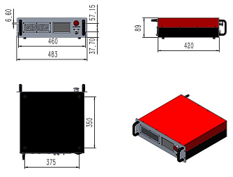 SPL-EF-1553.33-2-CW - одночастотный лазер на 1553,33 нм (ITU30), выходная мощность ≥ 2 Вт фото 1
