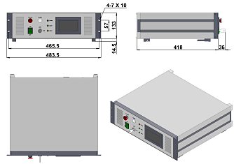 SSP-NSQ-AO-289-K - импульсный твердотельный лазер с акустооптической модуляцией добротности фото 3