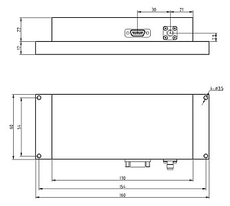 SSP-RD-40-100 - драйвер фиксированной частоты для акустооптических модуляторов фото 1